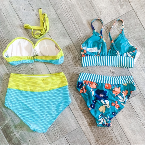 👙SALE $30 👙 MODCLOTH Retro Colorblock Swim - Picture 6 of 6